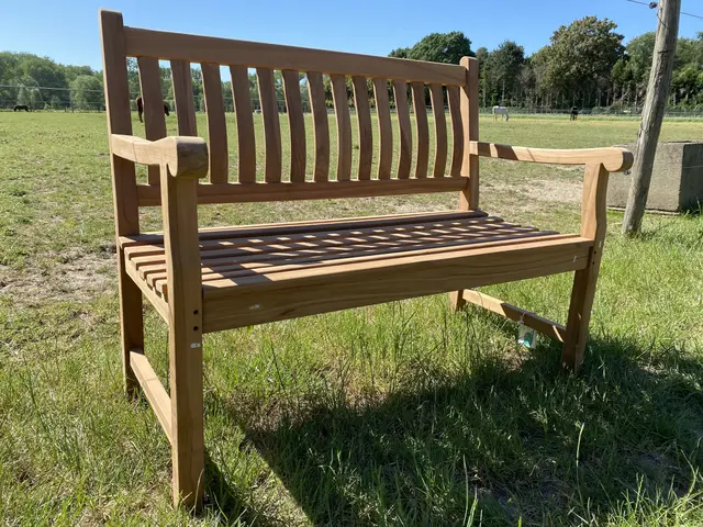 Teakhouten tuinbank 120 cm
